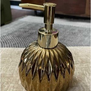 Gold soap/lotion dispenser